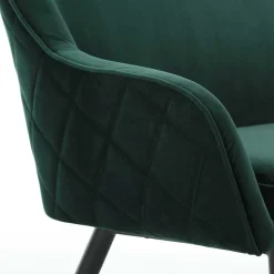 Esszimmer Bank in Dunkelgrün Samt - Laruis