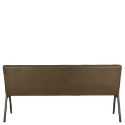 Esszimmer Bank mit Lehne in Oliv Grün Microfaser - Sorellas