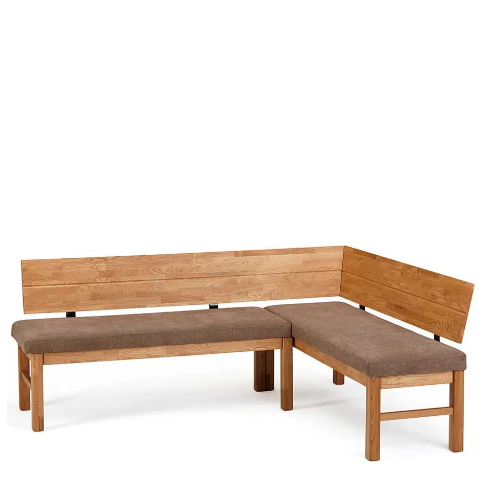 Esszimmer Eckbank aus Wildeiche & Microfaser - Virds