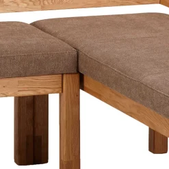 Esszimmer Eckbank aus Wildeiche & Microfaser - Virds