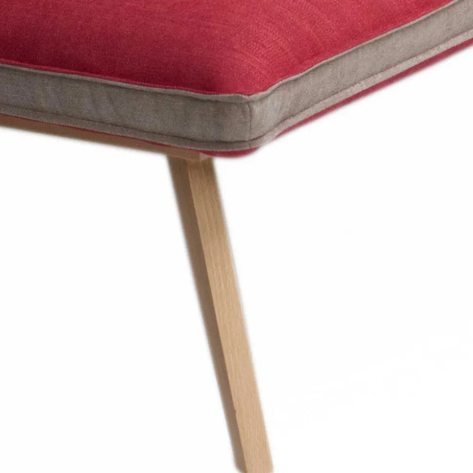 Esszimmer Eckbank in Rot mit Beige - Laudion