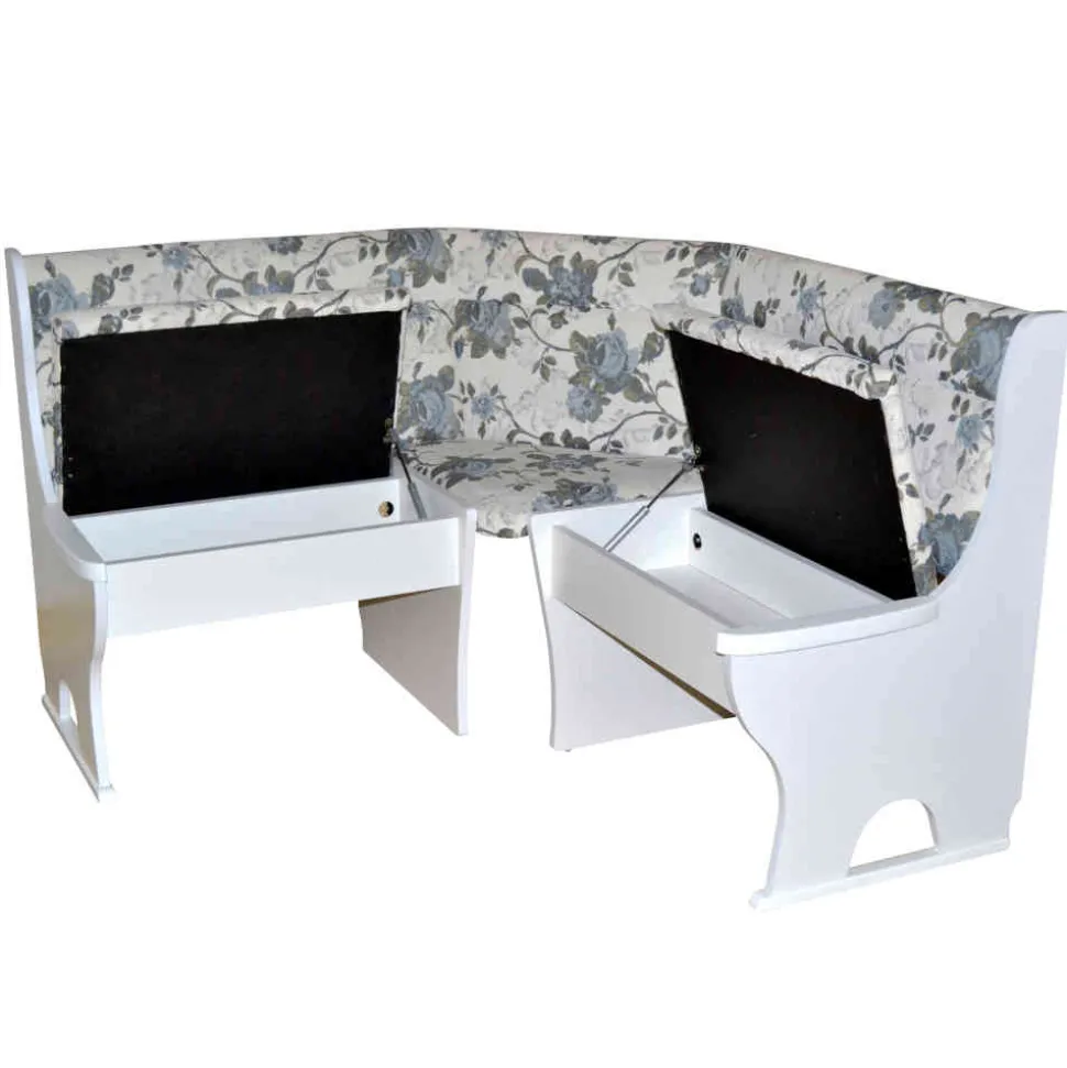 Esszimmer Eckbank in Weiß - Pisa