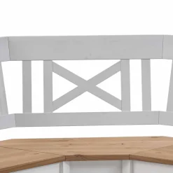 Esszimmer Eckbank Lugon aus Kiefer Weiß massiv