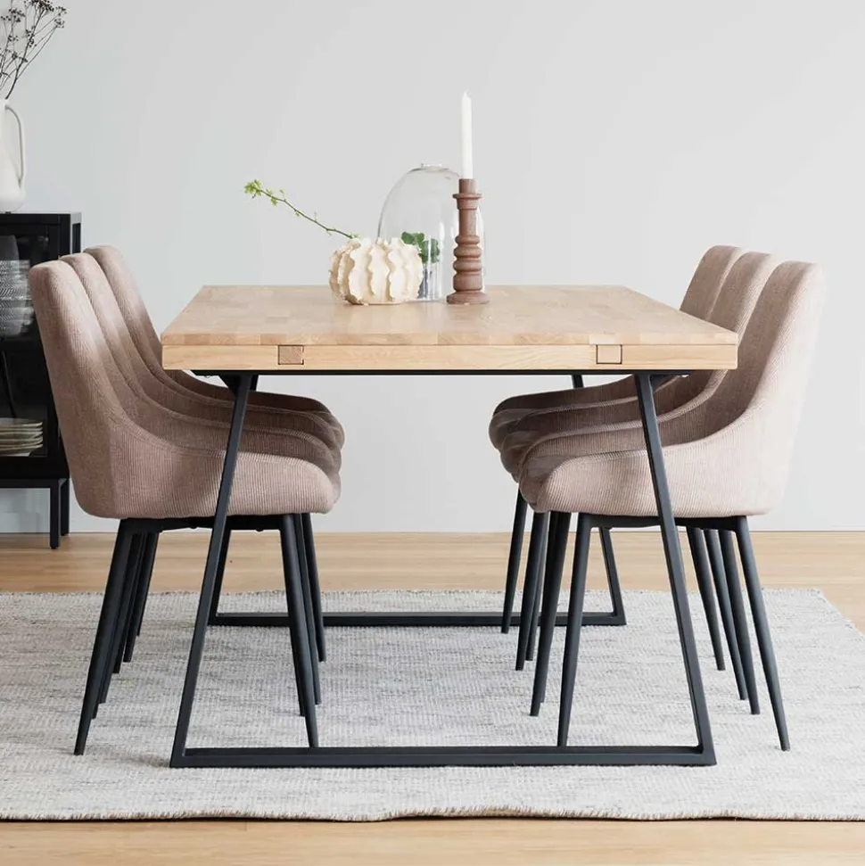 Esszimmer Esstisch aus White Wash Eiche - Ledicatos