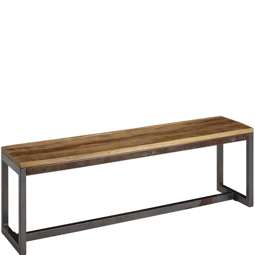 Esszimmer Esstisch Bank mit Holzsitz aus Mango - Ligurcia