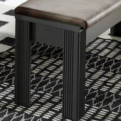 Esszimmer Landhaus Bank in Dunkelgrau - Thumbs