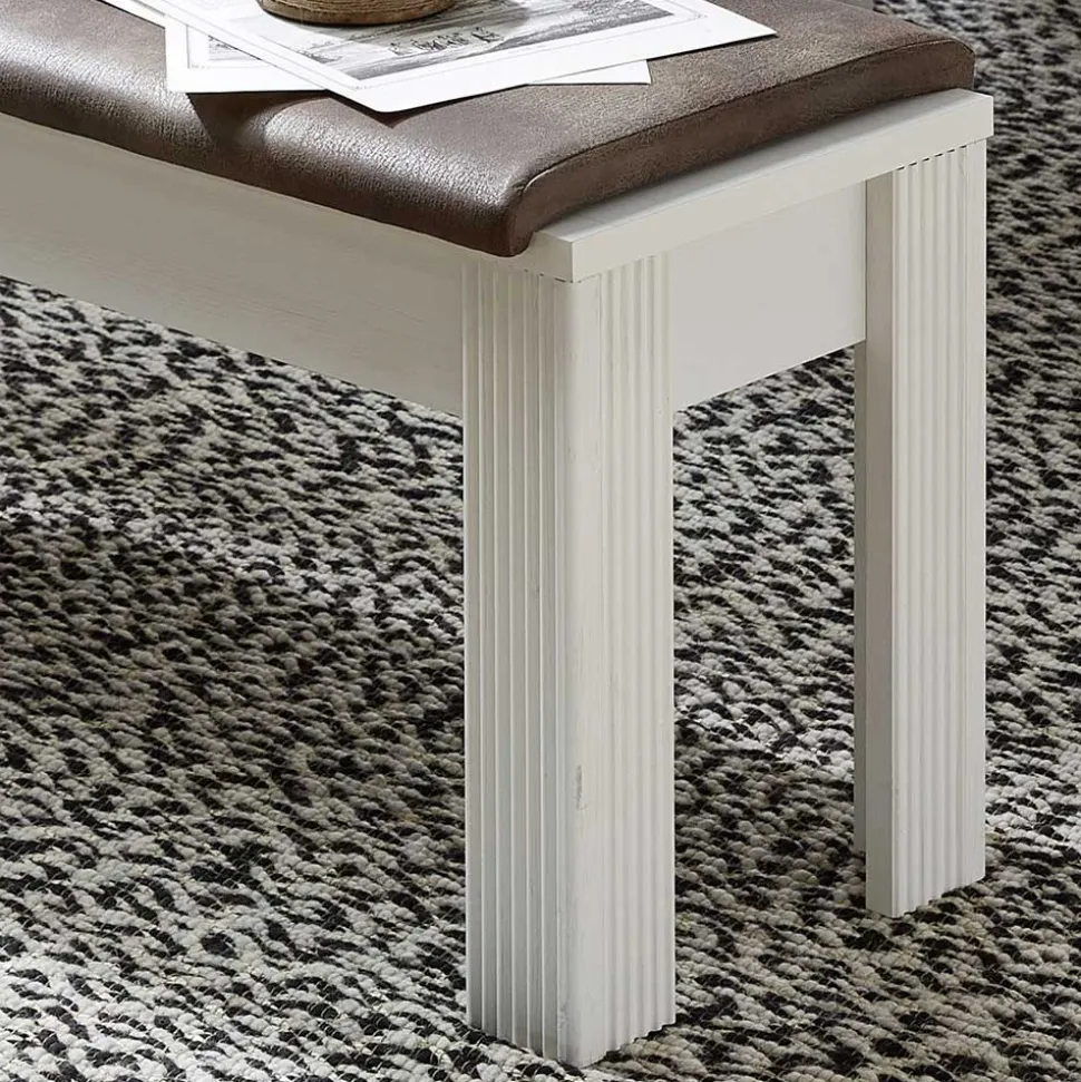 Esszimmer Landhausbank mit Polsterauflage - Sinolita