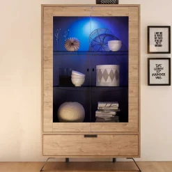 Esszimmer Möbel Set in Eiche - Rodonda (dreiteilig)