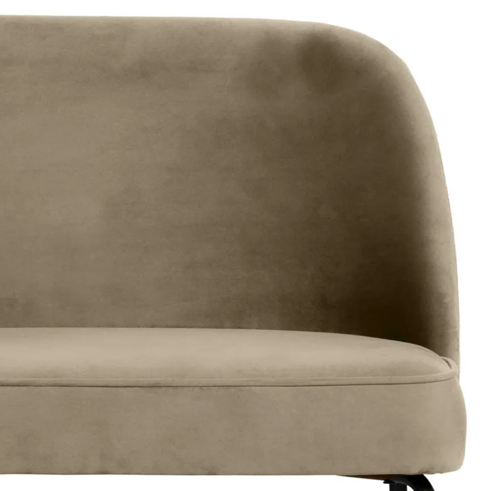 Esszimmer Polsterbank in Khaki Samt - Cuba