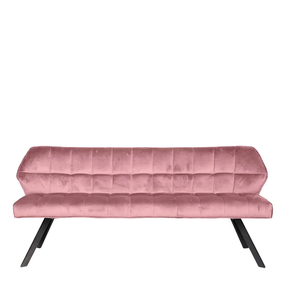 Esszimmer Polsterbank in Rosa Samt - Miobelda