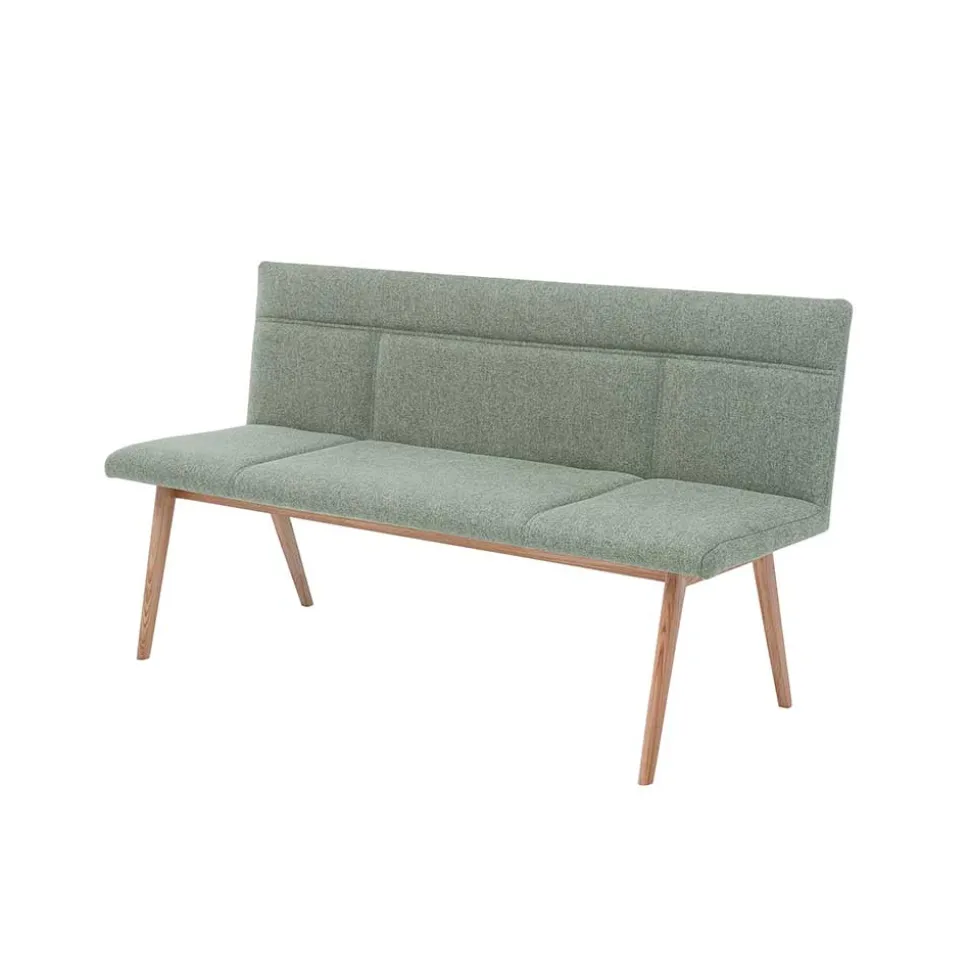 Esszimmer Polsterbank in Grün & Eiche - Pusadon