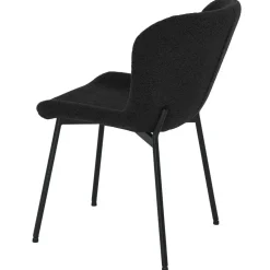 Esszimmer Polsterstuhl in Schwarz - Caleena (2er Set)