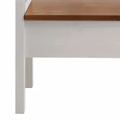 Esszimmer Sitzbank Barlad in Weiß Kiefer massiv