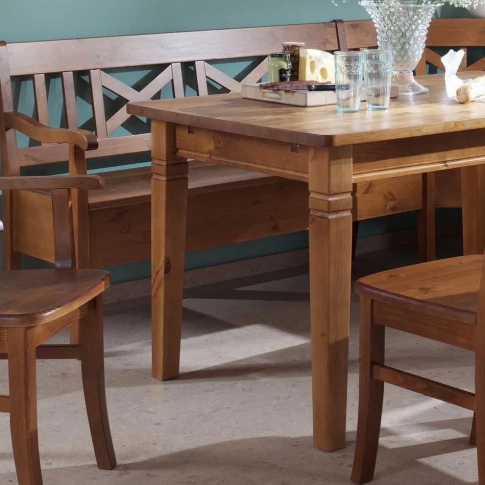 Esszimmer Sitzecke Bistrita in Bernsteinfarben (fünfteilig)