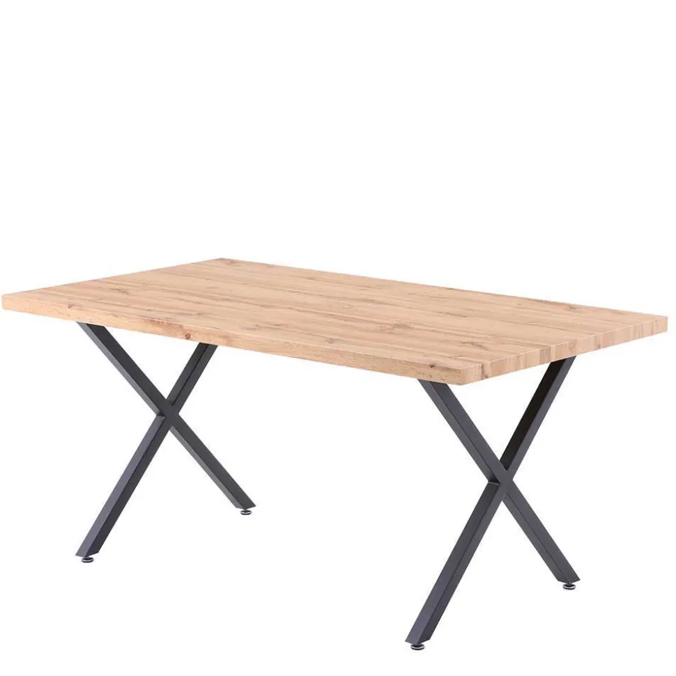 Esszimmer Sitzgruppe im Skandi Design - Grooves (fünfteilig)