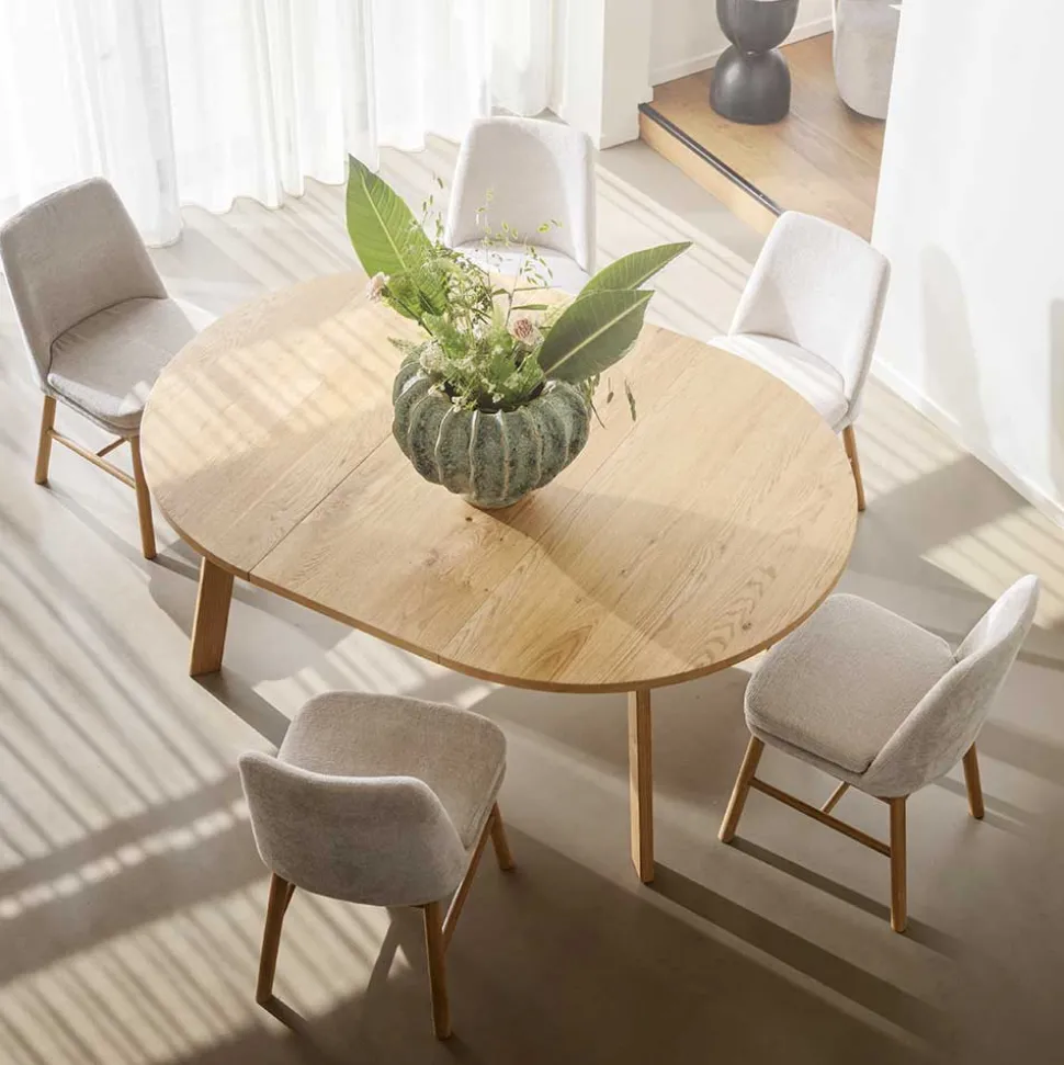 Esszimmer Sitzgruppe im Scandi Chic - Rascilda (siebenteilig)