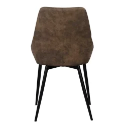 Esszimmer Sitzgruppe in Braun & Schwarz - Elizabeth (siebenteilig)