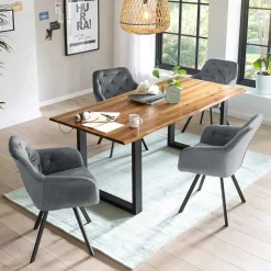 Esszimmer Sitzgruppe mit Tisch - Redon (fünfteilig)