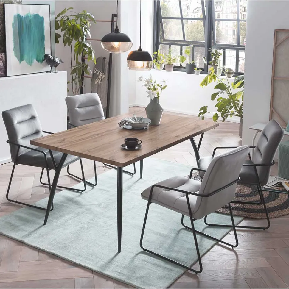 Esszimmer Sitzgruppe mit Tisch - Franka (fünfteilig)