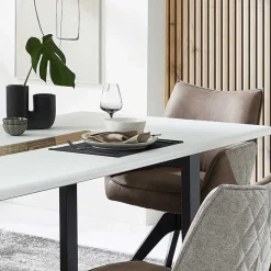 Esszimmer Sitzgruppe mit sechs Sitzplätzen - Niam (siebenteilig)