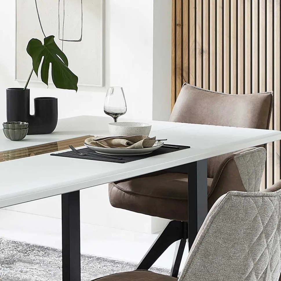 Esszimmer Sitzgruppe mit sechs Sitzplätzen - Niam (siebenteilig)