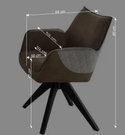 Esszimmer Sitzgruppe mit sechs Sitzplätzen - Niam (siebenteilig)