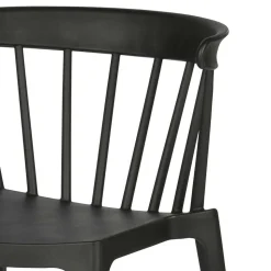 Esszimmer Stapelstuhl in Schwarz - Excellenta (2er Set)