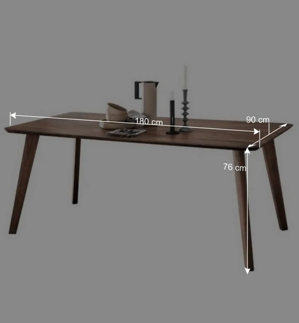 Esszimmer Tisch aus Kernbuche in Braun geölt - Malawi