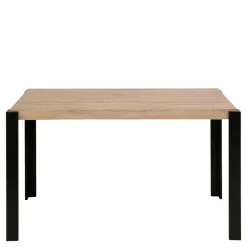 Esszimmer Tisch in Holzoptik Eiche & Schwarz - Cigano