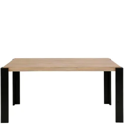 Esszimmer Tisch in Holzoptik Eiche & Schwarz - Cigano