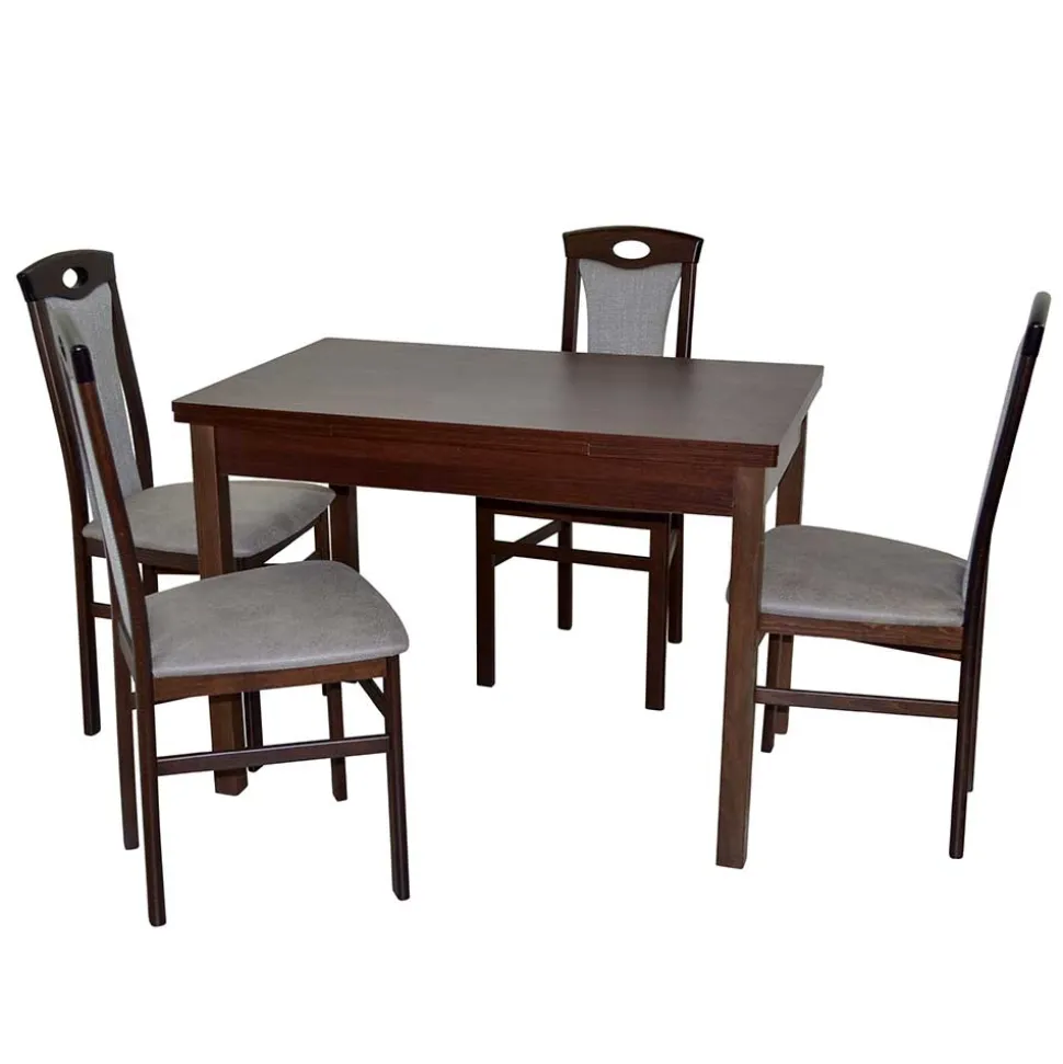 Esszimmer Tisch mit Stühlen Set - Renato (fünfteilig)