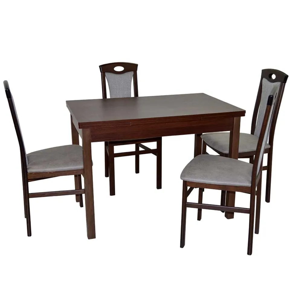 Esszimmer Tisch mit Stühlen Set - Renato (fünfteilig)