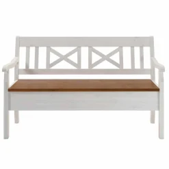 Esszimmerbank Barlad mit Armlehnen und Truhe