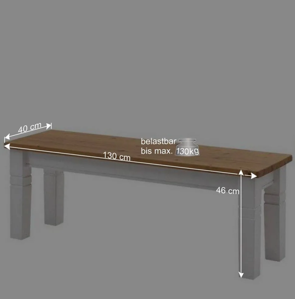 Esszimmerbank Sibiuta im skandinavischen Design