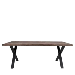 Esszimmergarnitur im Industry und Loft Stil - Ninjos (siebenteilig)