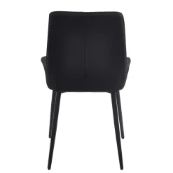 Esszimmergruppe mit Microfaser-Stühlen - Dascalo (fünfteilig)