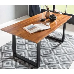 Esszimmergruppe mit vier Stühlen - Tresrin (fünfteilig)