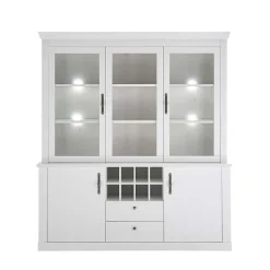 Esszimmerschränke in weißer Holzoptik Pinie - Liancos (zweiteilig)