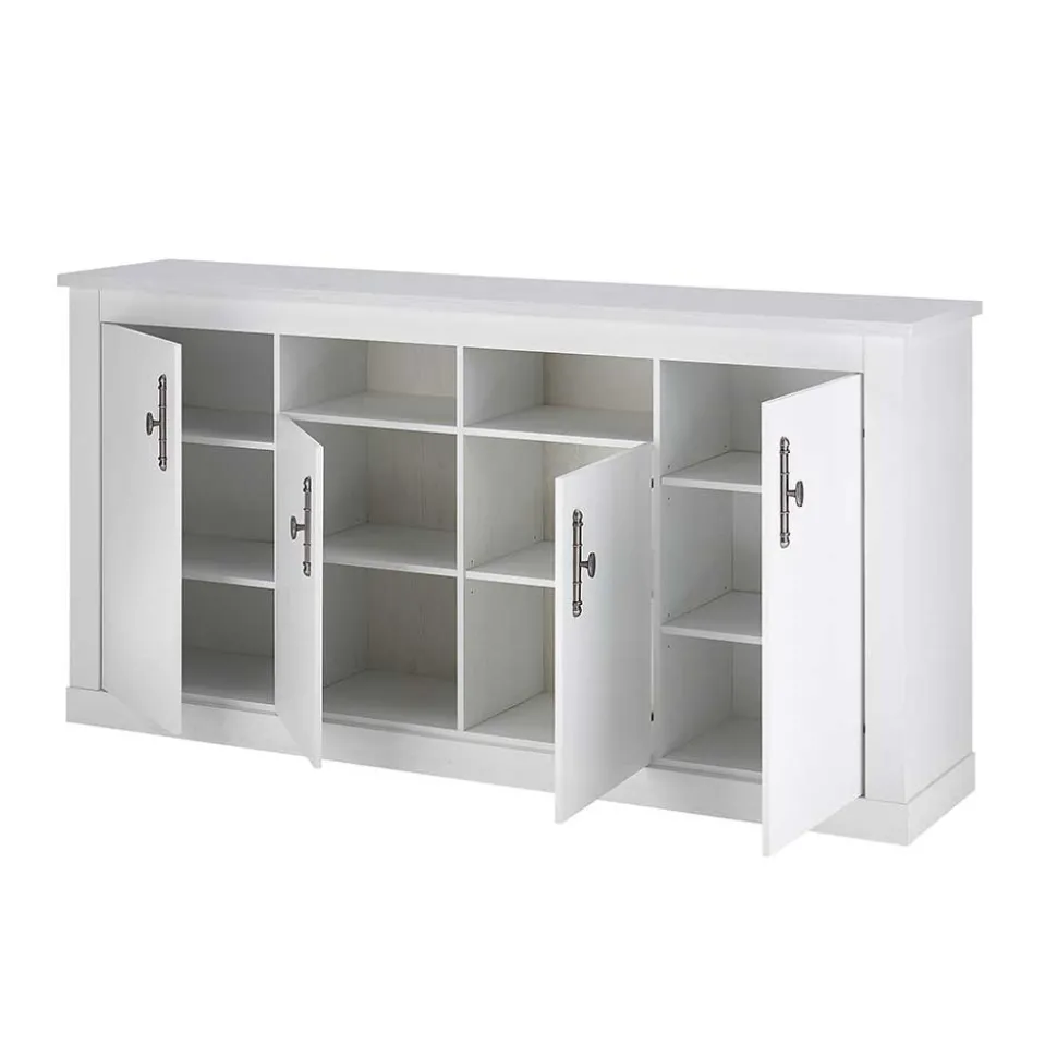 Esszimmerschränke in weißer Holzoptik Pinie - Liancos (zweiteilig)