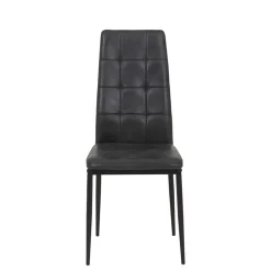 Esszimmerstühle in Anthrazit Microfaser - Furciano (2er Set)