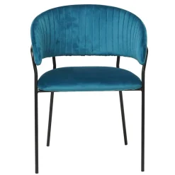 Esszimmerstühle in Türkis & Schwarz - Vakuum