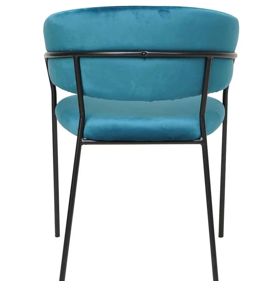 Esszimmerstühle in Türkis & Schwarz - Vakuum