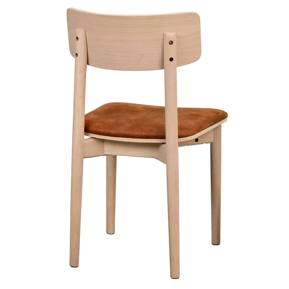 Esszimmerstuhl in Eiche White Wash - Rovinja (2er Set)