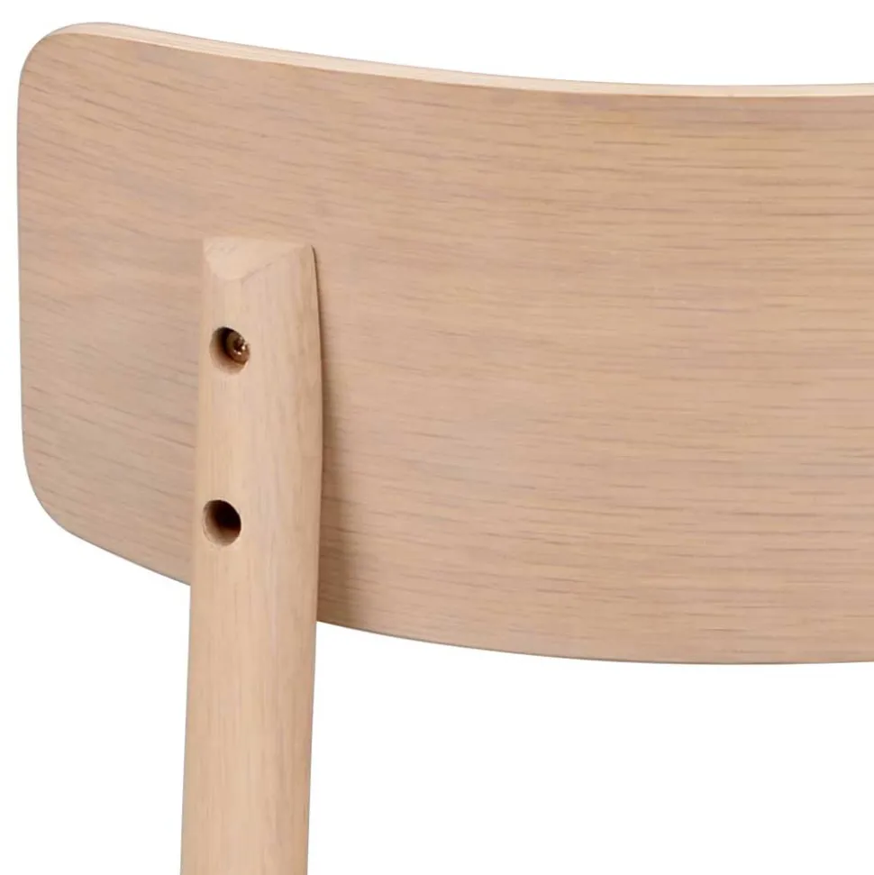 Esszimmerstuhl in Eiche White Wash - Rovinja (2er Set)