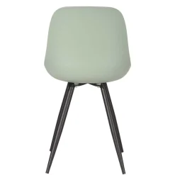 Esszimmerstuhl in Graugrün Kunststoff - Stana (2er Set)