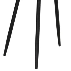 Esszimmerstuhl in Hellgrau und Schwarz - Kolage (4er Set)