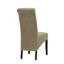 Esszimmerstuhl Loma in Creme (2er Set)