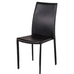 Esszimmerstuhl Luise in Schwarz (4er Set)