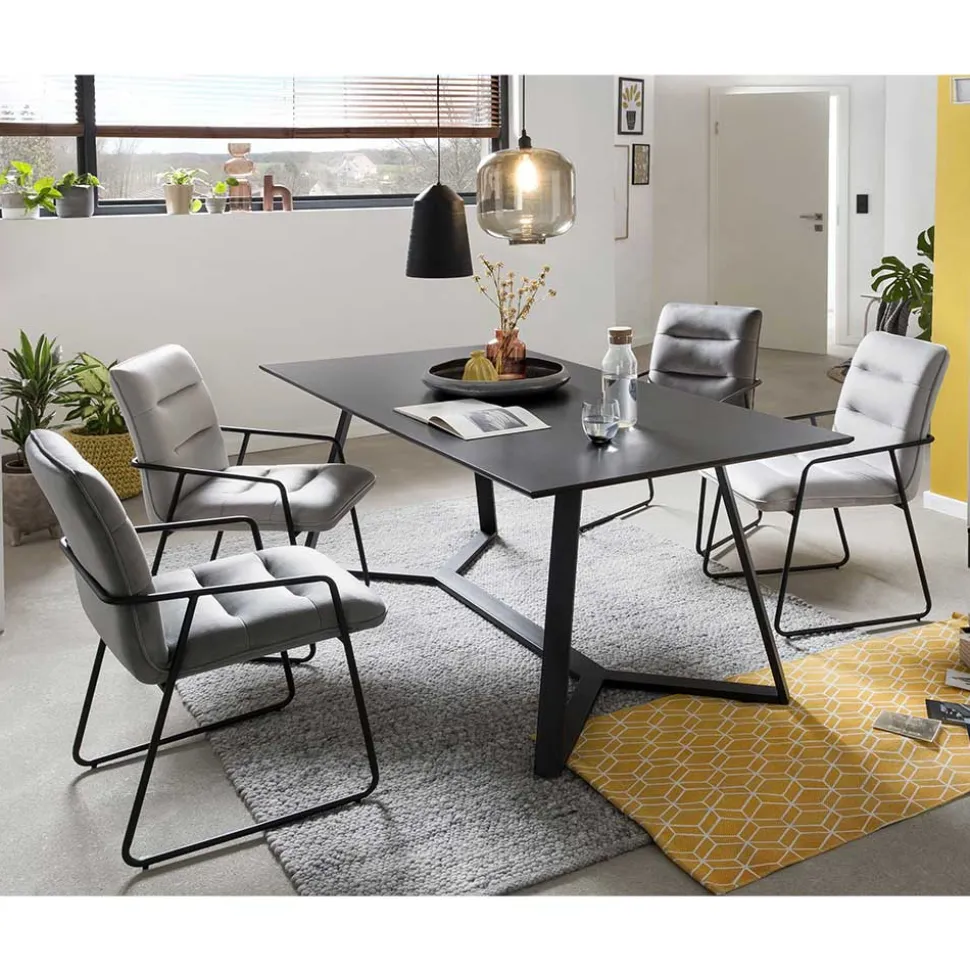 Esszimmertisch & Stühle Kombi - Faustro (fünfteilig)