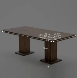 Esszimmertisch Apula aus Eiche Massivholz